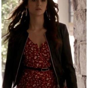 Urban Outfitters red floral dress.